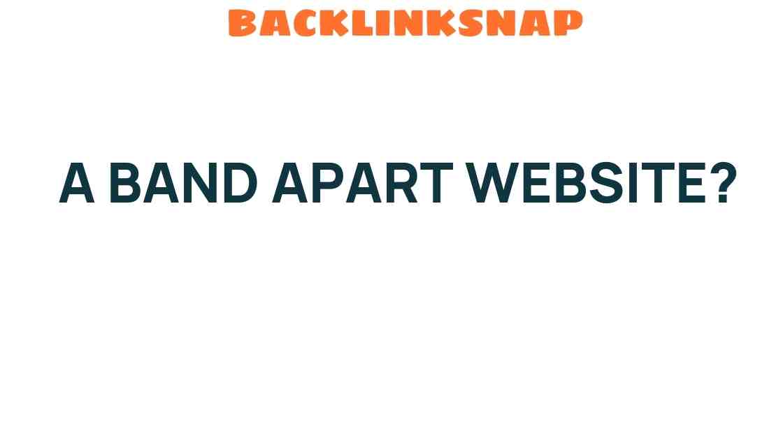 a-band-apart-website