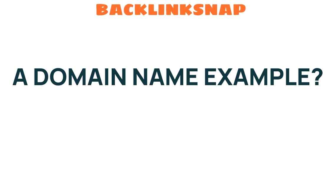 Discover the Power of a Domain Name: An Intriguing Case Study