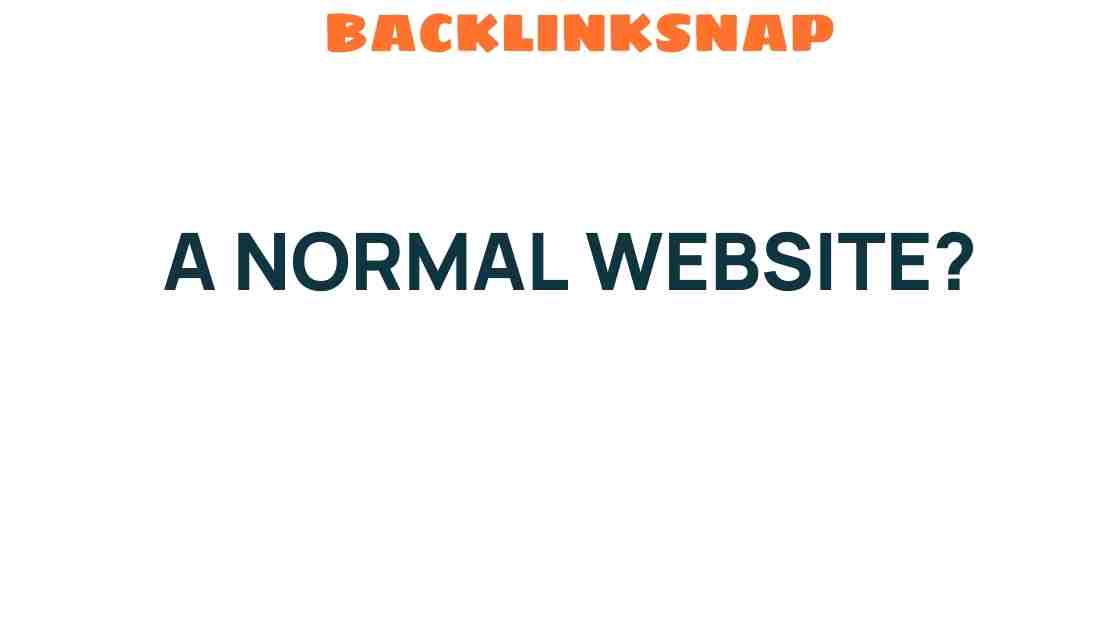 normal-website-definition