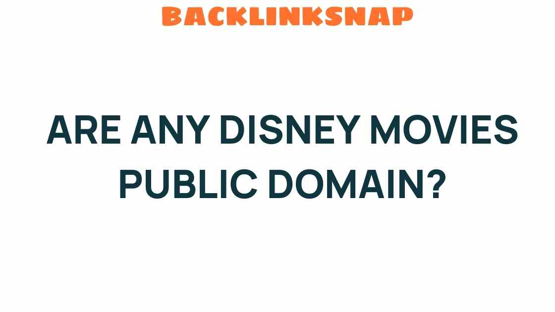 are-any-disney-movies-public-domain