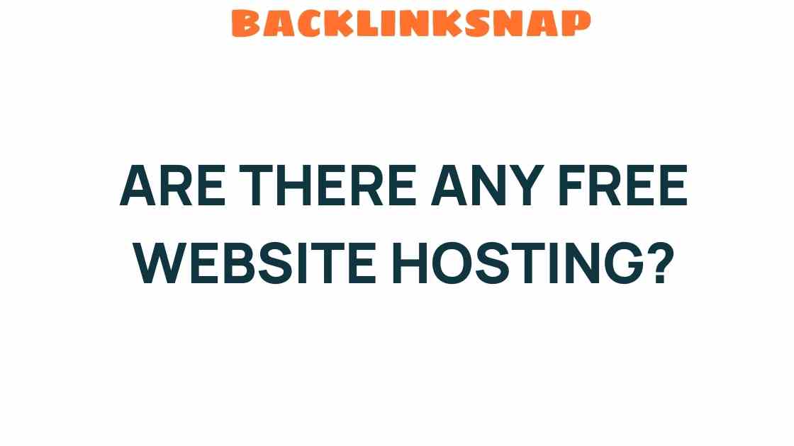 free-website-hosting-options