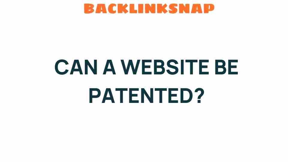 can-a-website-be-patented