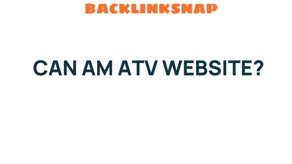 can-am-atv-website-experience