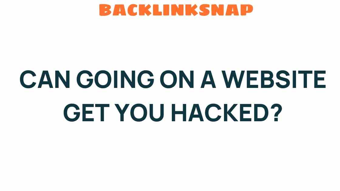 Can Going on a Website Really Get You Hacked? Unveiling the Truth