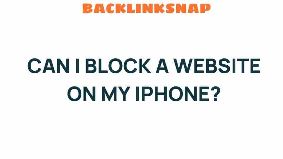 block-website-on-my-iphone