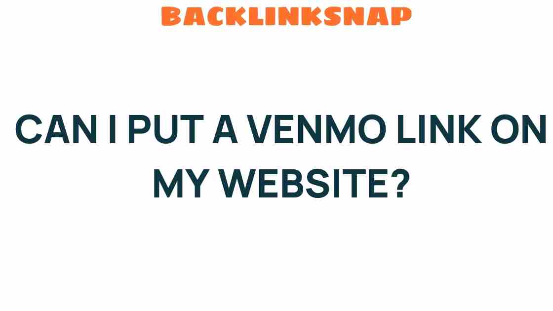 can-i-put-a-venmo-link-on-my-website