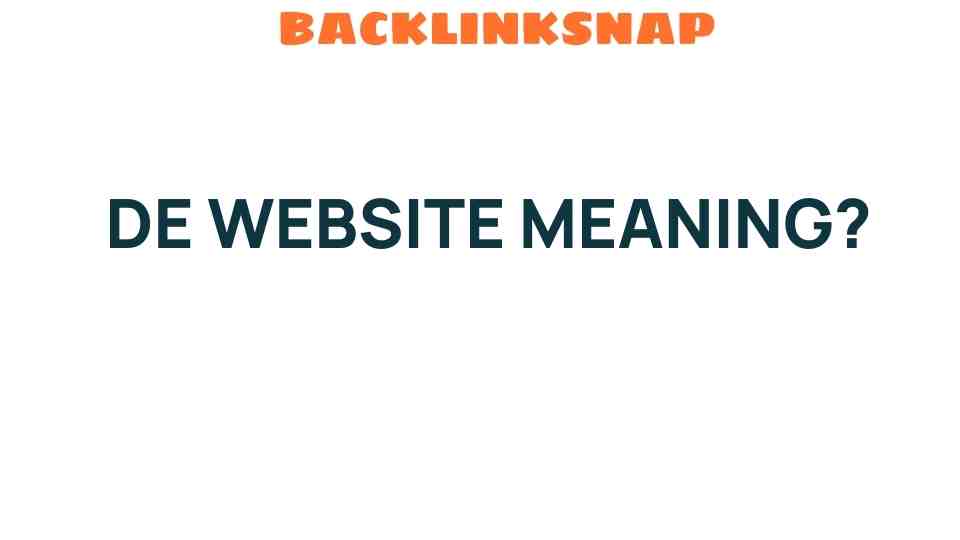 website-meaning-explained