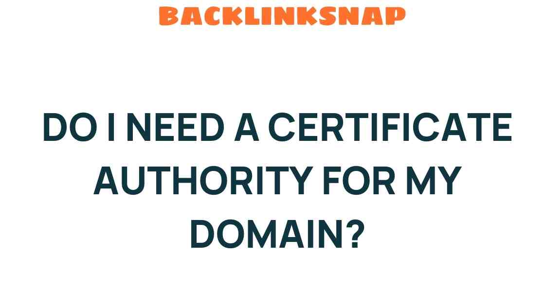 do-i-need-a-certificate-authority-for-my-domain