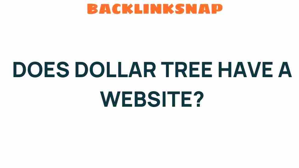 does-dollar-tree-have-a-website