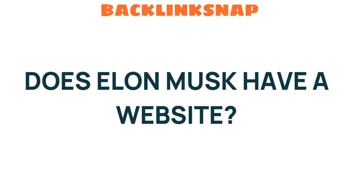 does-elon-musk-have-a-website