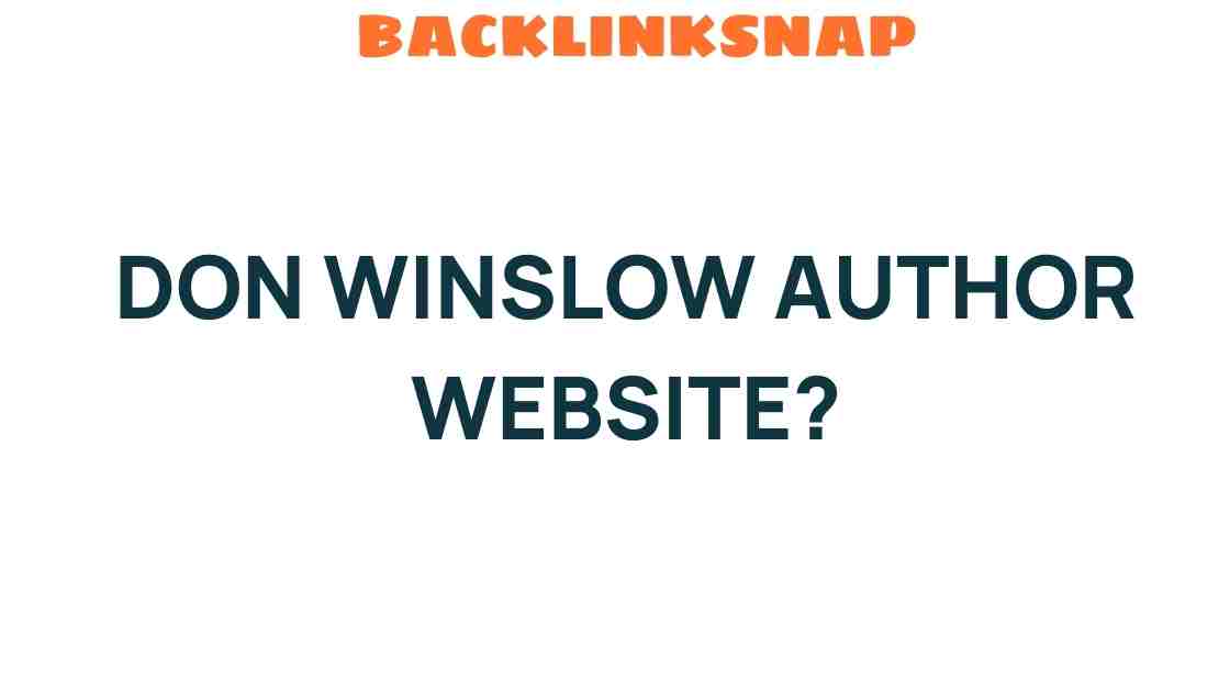 don-winslow-author-website