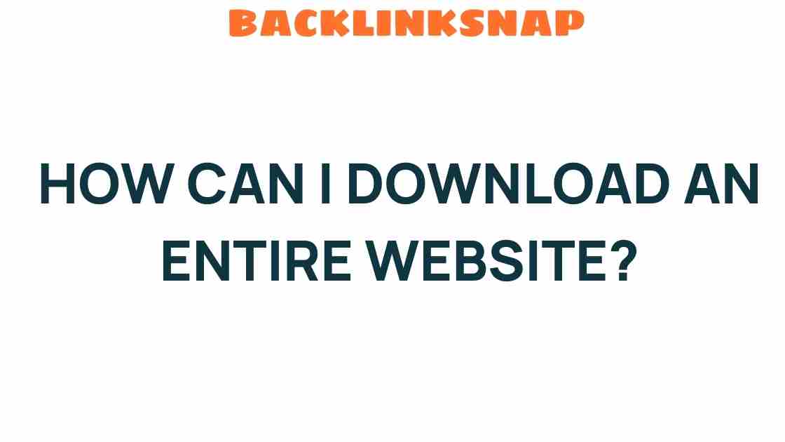 download-entire-website