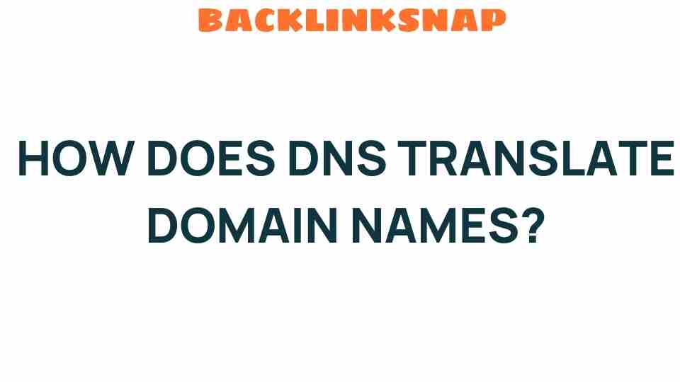 how-does-dns-translate-domain-names