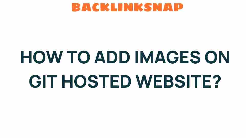 add-images-git-hosted-website
