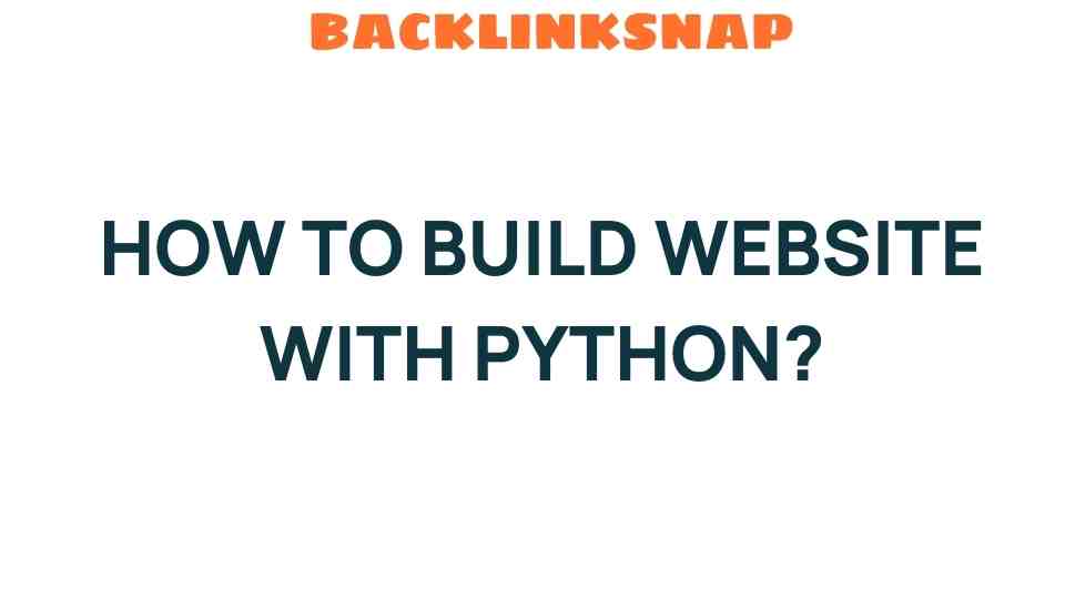 build-website-with-python