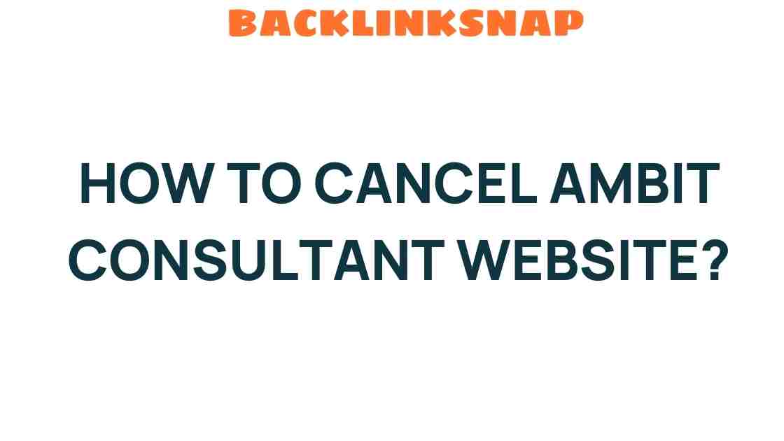 cancel-ambit-consultant-website