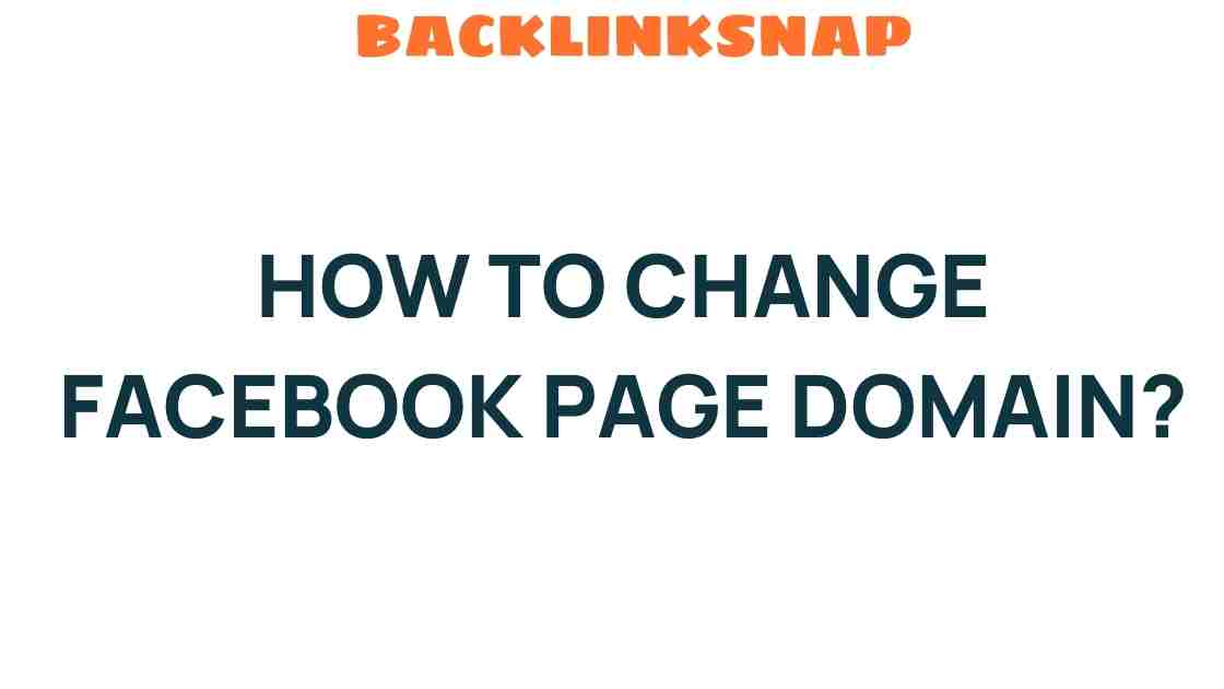 change-facebook-page-domain