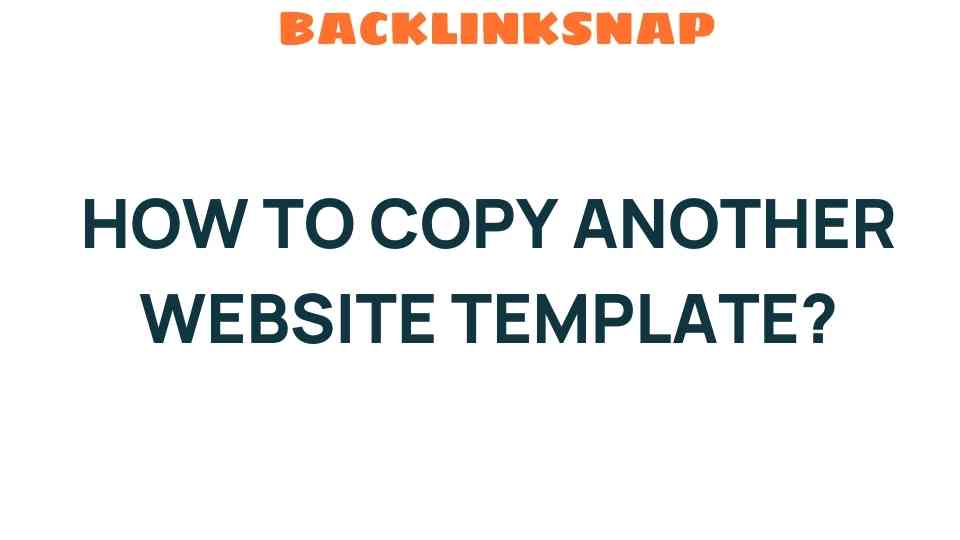 copy-website-template-effectively