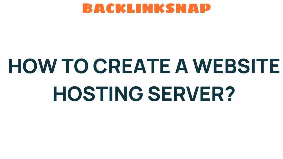 create-website-hosting-server