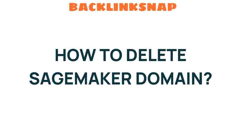 delete-sagemaker-domain-guide