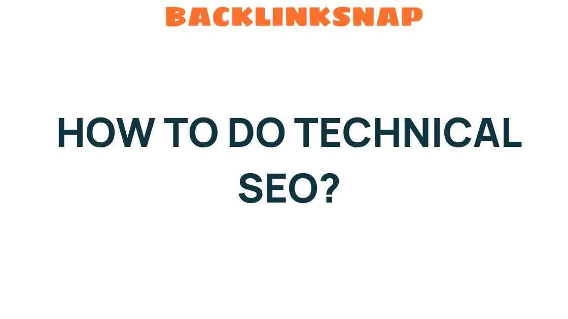 Unlocking the Secrets of Technical SEO: Your Ultimate Guide