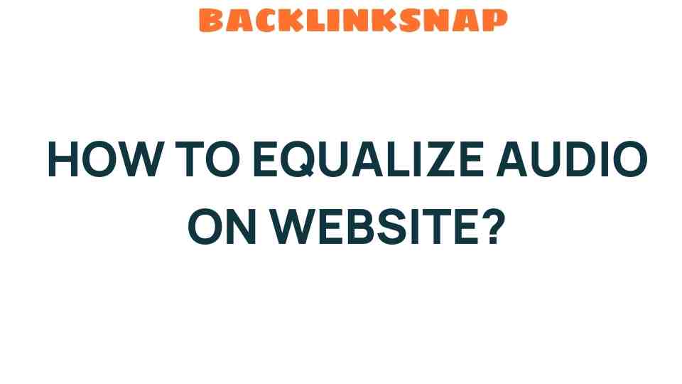 equalize-audio-on-website