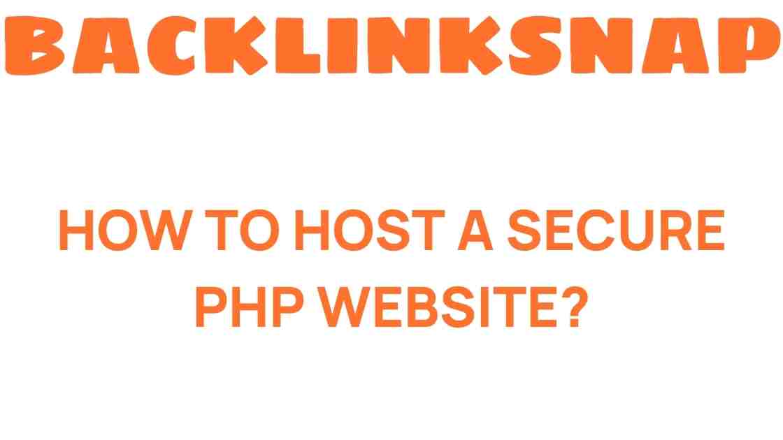 hosting-secure-php-website