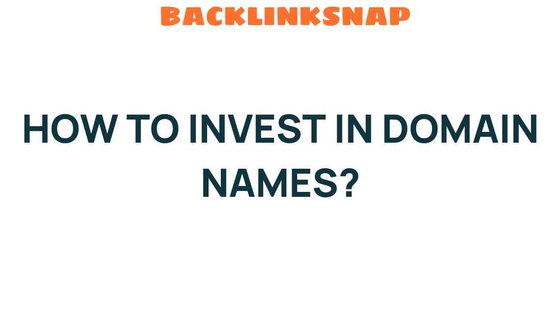 Unlocking the Secrets of Domain Name Investment: A Beginner’s Guide