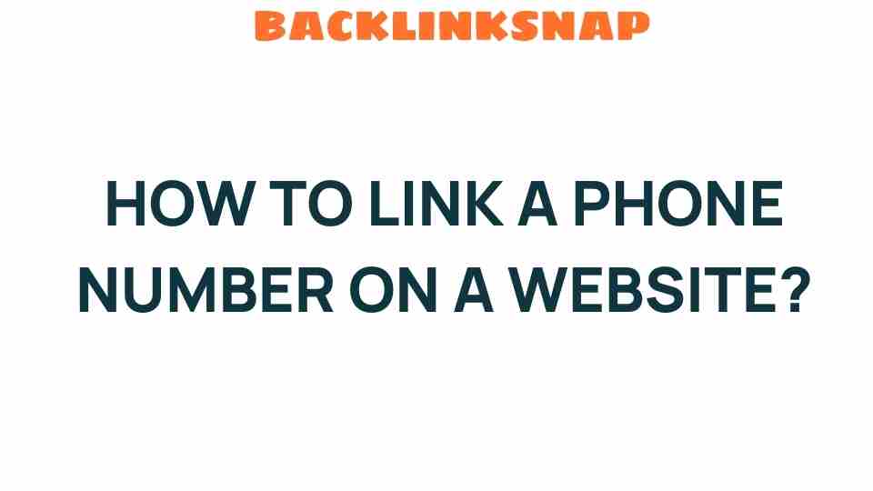 link-phone-number-website