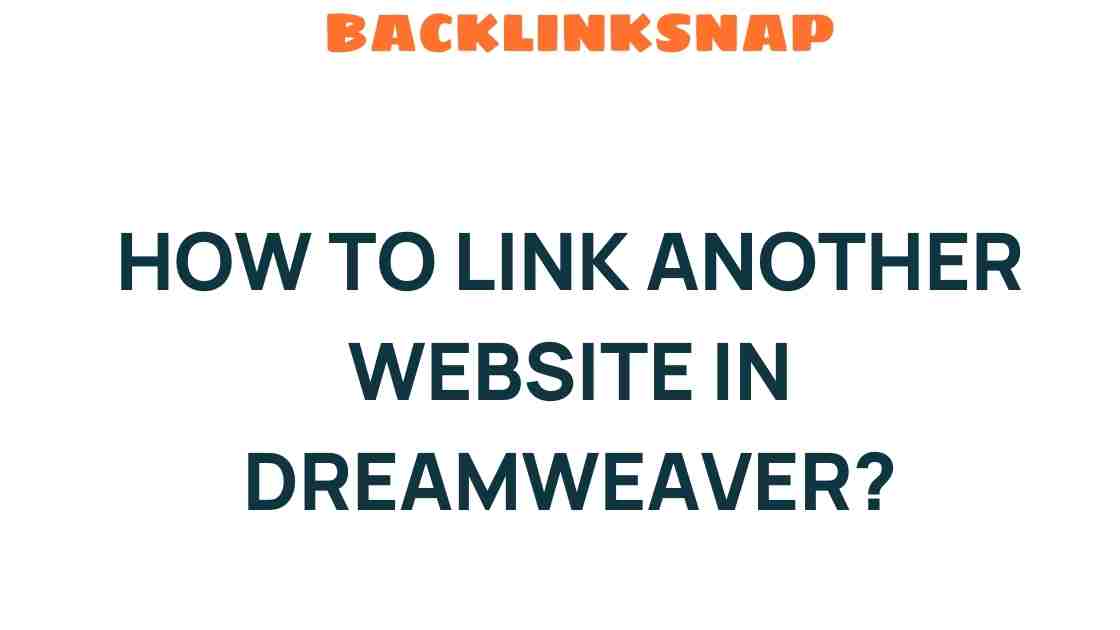 linking-websites-in-dreamweaver