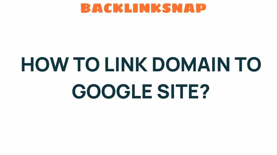 link-domain-google-site