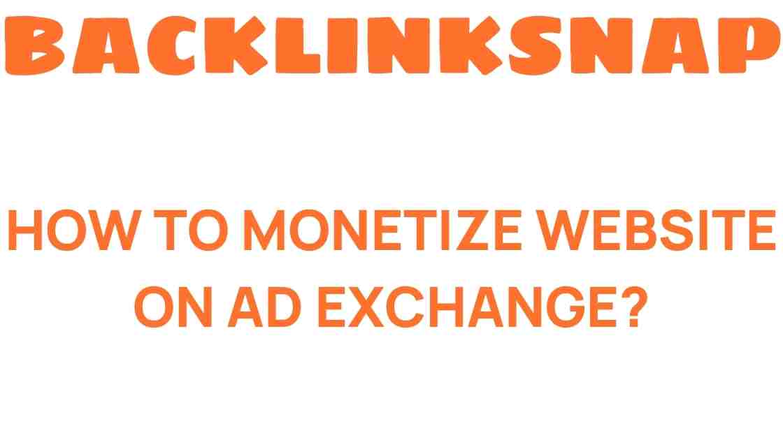 monetize-website-ad-exchange