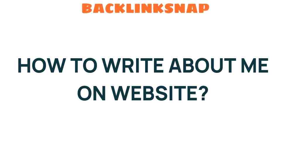 crafting-about-me-section