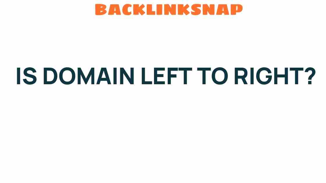 Is Domain Left to Right? Unveiling the Secrets of Digital Orientation