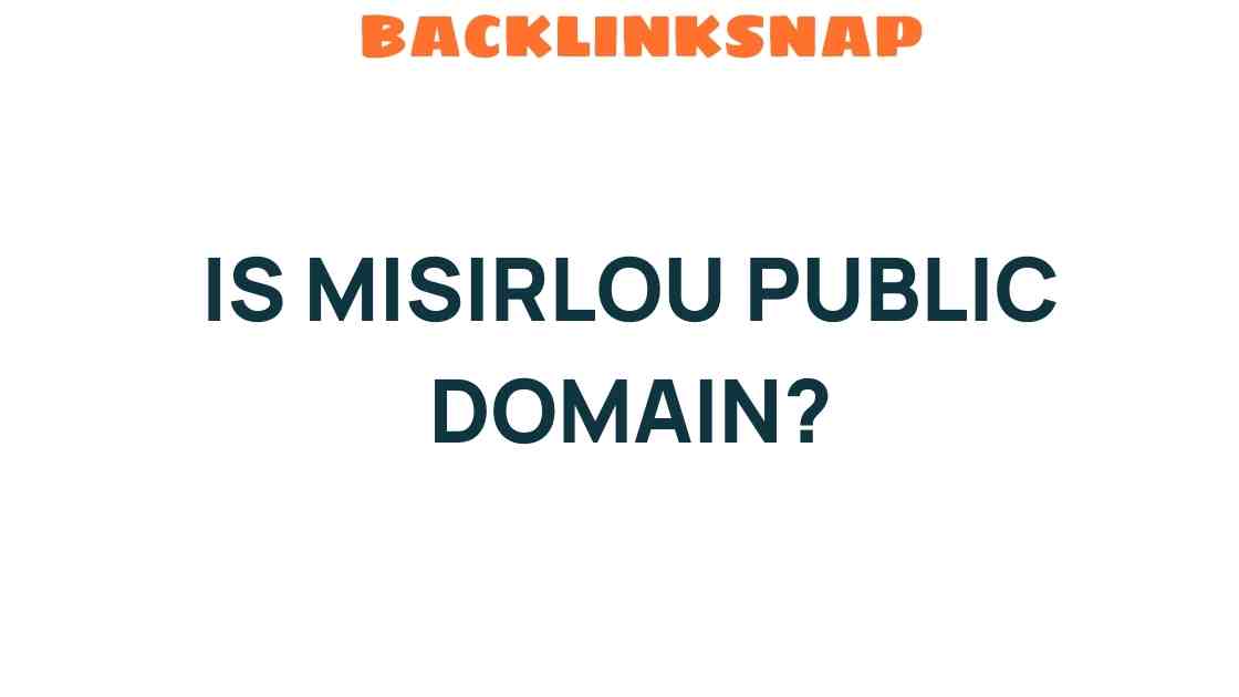 is-misirlou-public-domain