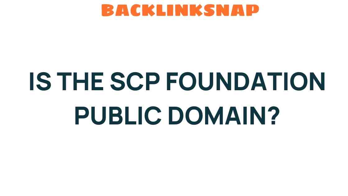 is-the-scp-foundation-public-domain