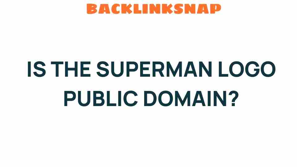 is-the-superman-logo-public-domain