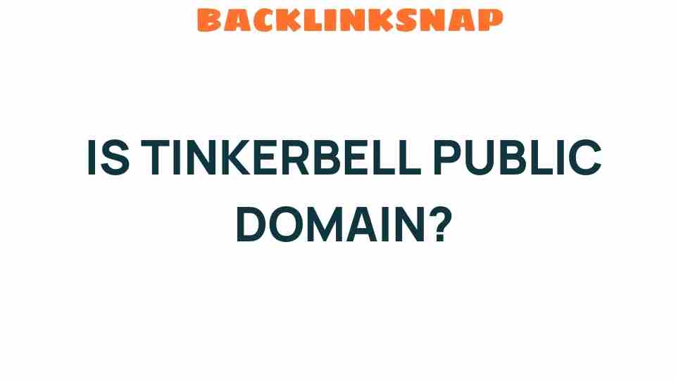 is-tinkerbell-public-domain