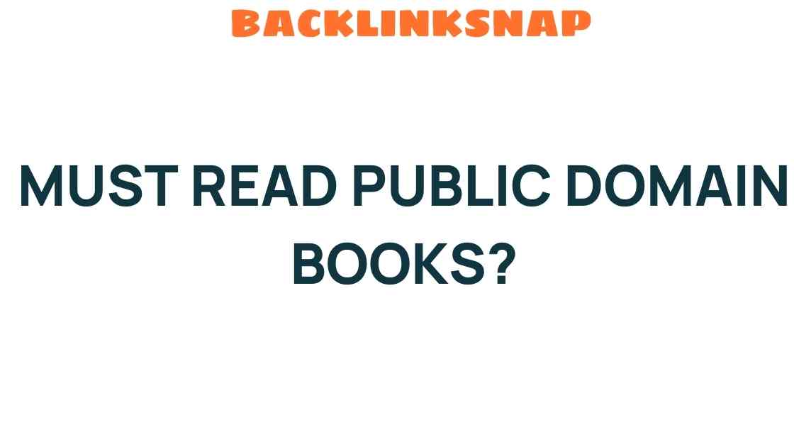 must-read-public-domain-books