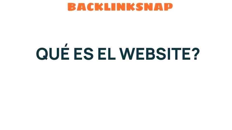 que-es-website