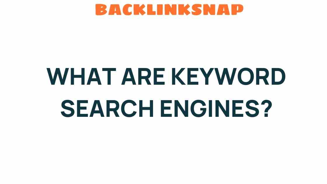 keyword-search-engines