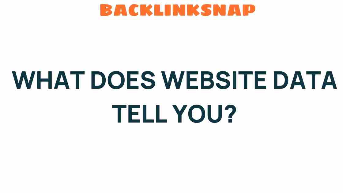 What Website Data Reveals About User Behavior and Engagement