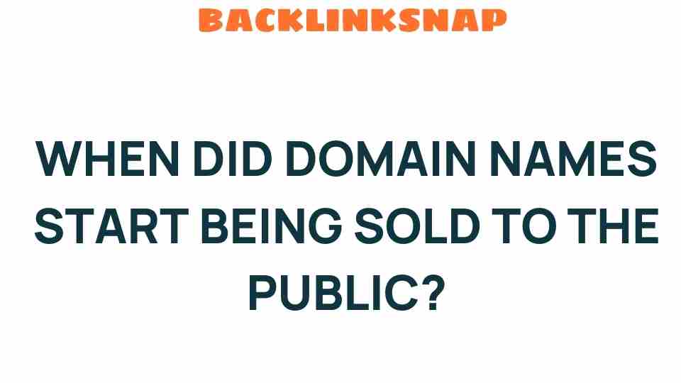 when-did-domain-names-start-being-sold