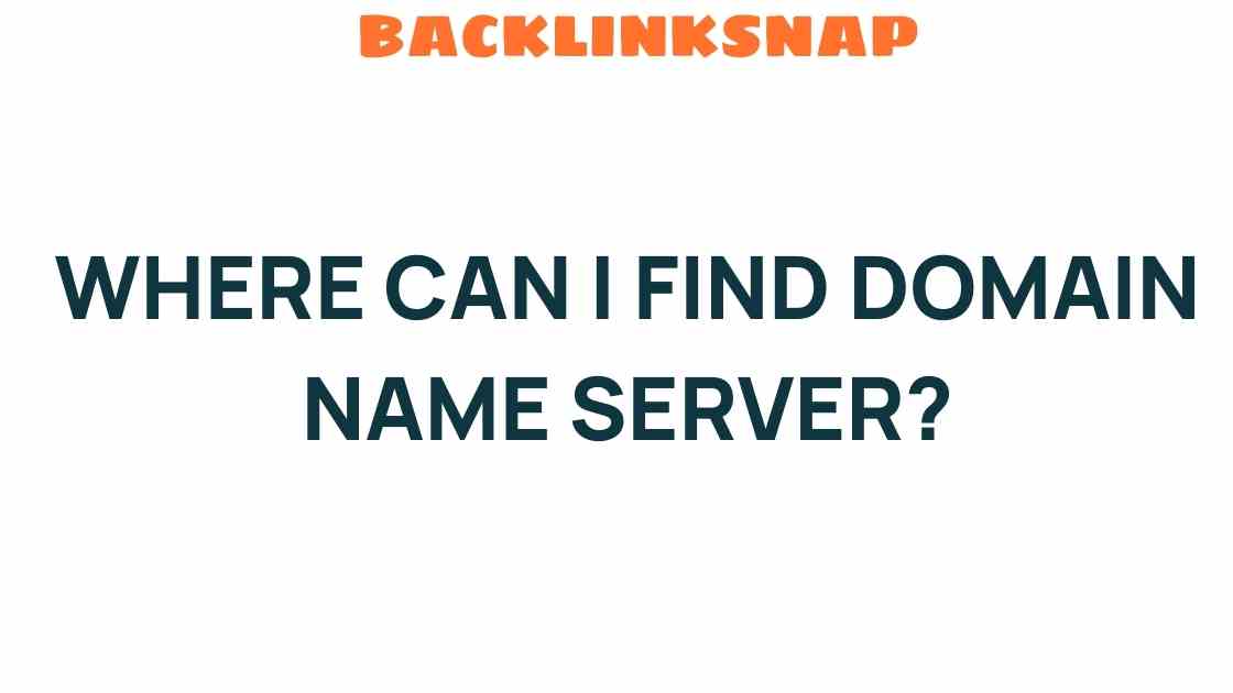 find-domain-name-servers