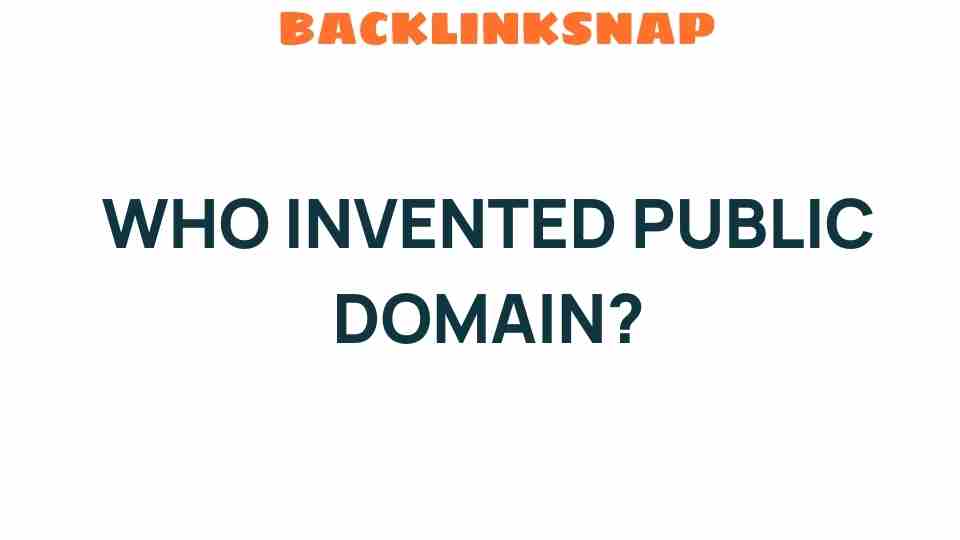 who-invented-public-domain