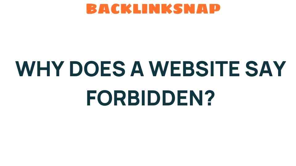 website-forbidden-explained