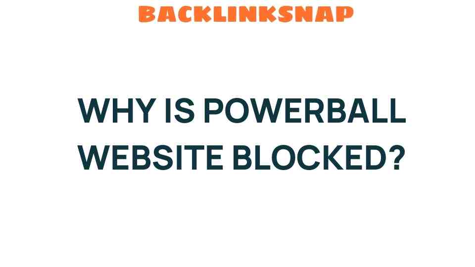 why-is-powerball-website-blocked